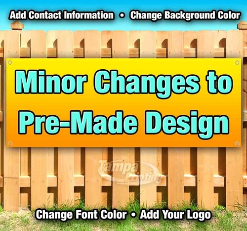 Minor changes advertising - changes,