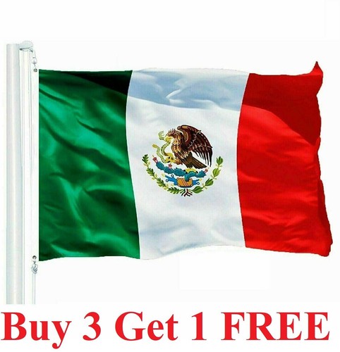3x5ft mexico flag - mexico, large
